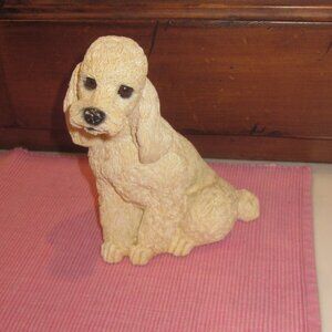 Vintage Poodle Statue Whiskers Martha Carey 1985